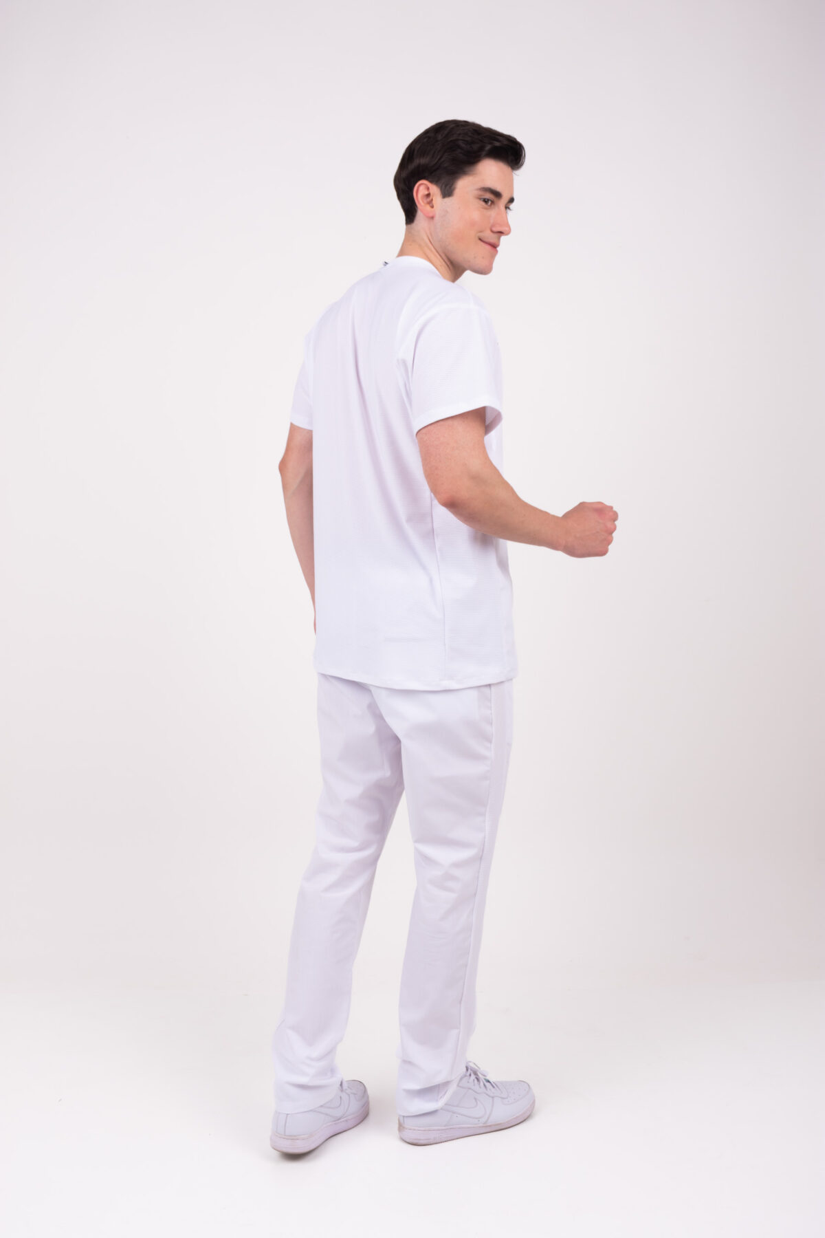 Chaquetilla Hombre Comfy Blanco ARCIEL con MICROPERFORADO SPANDEX - Image 2