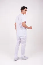 Chaquetilla Hombre Comfy Blanco ARCIEL con MICROPERFORADO SPANDEX - Imagen 2