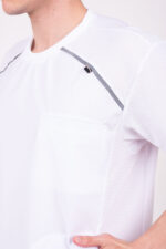 Chaquetilla Hombre Comfy Blanco ARCIEL con MICROPERFORADO SPANDEX - Image 4