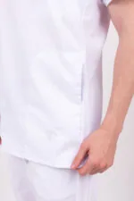 Chaquetilla Hombre Comfy Blanco ARCIEL con MICROPERFORADO SPANDEX - Imagen 5