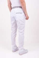 Pantalon Unisex Brand Comfy Blanco ARCIEL con  MICROPERFORADO SPANDEX - Image 8
