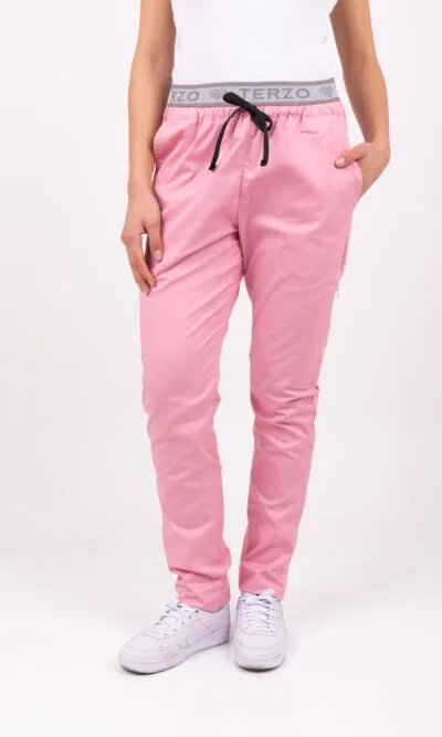 Pantalon Unisex Brand Pocket Rosa Viejo SPANDEX