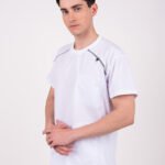 Chaquetilla Hombre Comfy Blanco ARCIEL con MICROPERFORADO SPANDEX