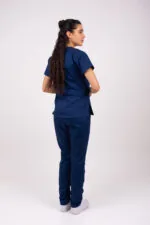 Chaquetilla Mujer Lisa Full Marino SPANDEX - Imagen 2