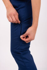 Pantalon Unisex Brand Pocket Azul Marino 490 SPANDEX - Image 6
