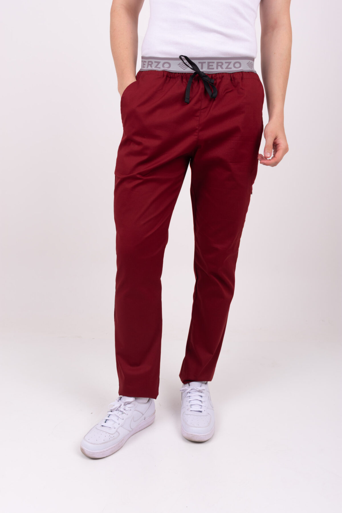 Pantalon Unisex Brand Pocket Bordo SPANDEX - Image 8