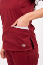 Chaquetilla Mujer Lisa Bordo SPANDEX - Image 5