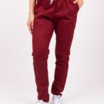 Pantalon Unisex Brand Pocket Bordo SPANDEX