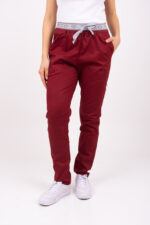 Pantalon Unisex Brand Pocket Bordo SPANDEX