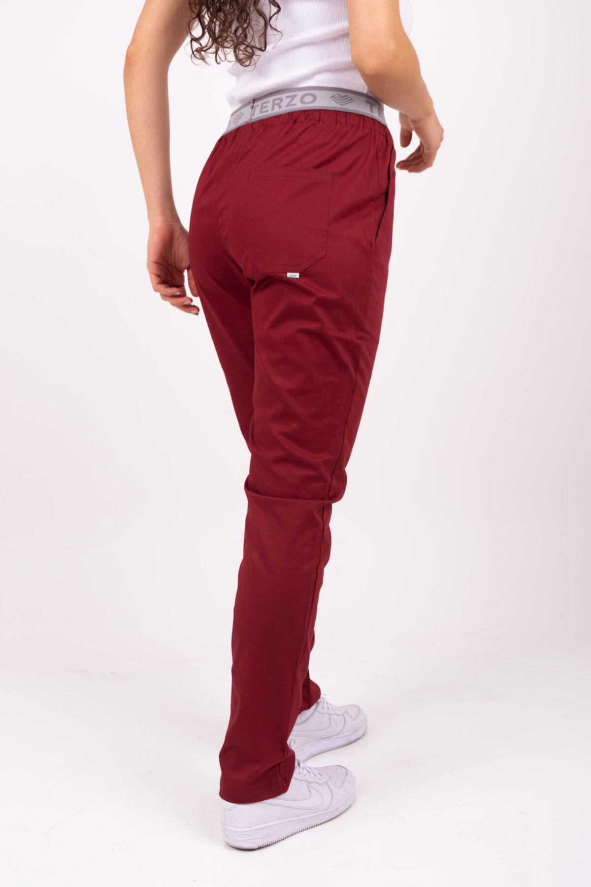 Pantalon Unisex Brand Pocket Bordo SPANDEX - Image 2