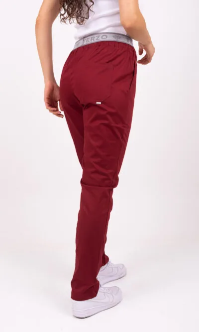 Pantalon Unisex Brand Pocket Bordo SPANDEX