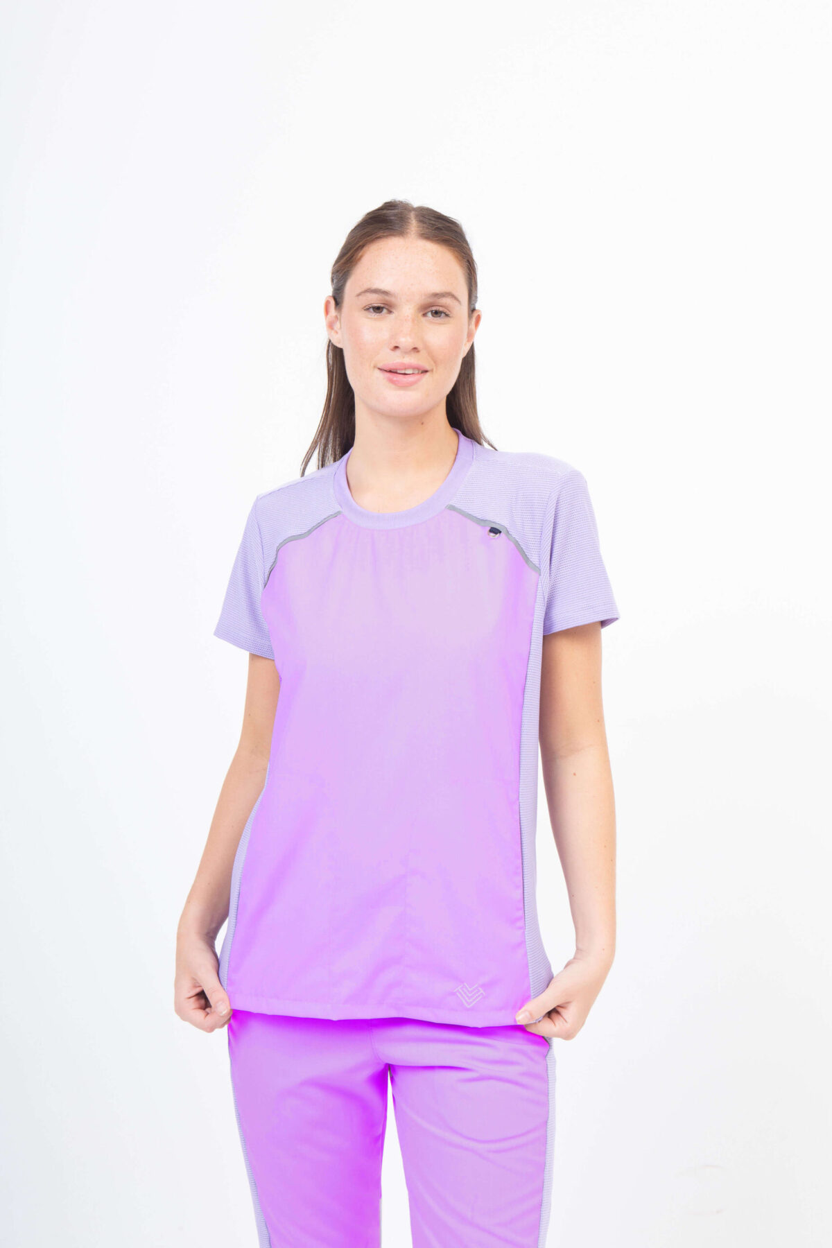 Chaquetilla Mujer Comfy Malva Combi ARCIEL con MICROPERFORADO SPANDEX - Image 1