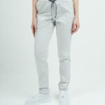 Pantalon Unisex Brand Pocket Gris Perla