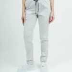 Pantalon Unisex Brand Pocket Gris Perla