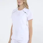 Chaquetilla Mujer Comfy Blanco ARCIEL con MICROPERFORADO SPANDEX
