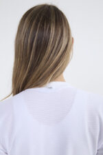 Chaquetilla Mujer Comfy Blanco ARCIEL con MICROPERFORADO SPANDEX - Image 4