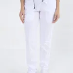 Pantalon Unisex Brand Comfy Blanco ARCIEL con  MICROPERFORADO SPANDEX