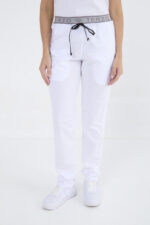 Pantalon Unisex Brand Comfy Blanco ARCIEL con  MICROPERFORADO SPANDEX