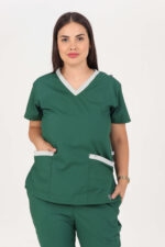 Chaquetilla Mujer Lisa Ribb Verde Ingles ARCIEL