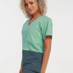 Chaquetilla Mujer Duo Verde y Petroleo  ARCIEL