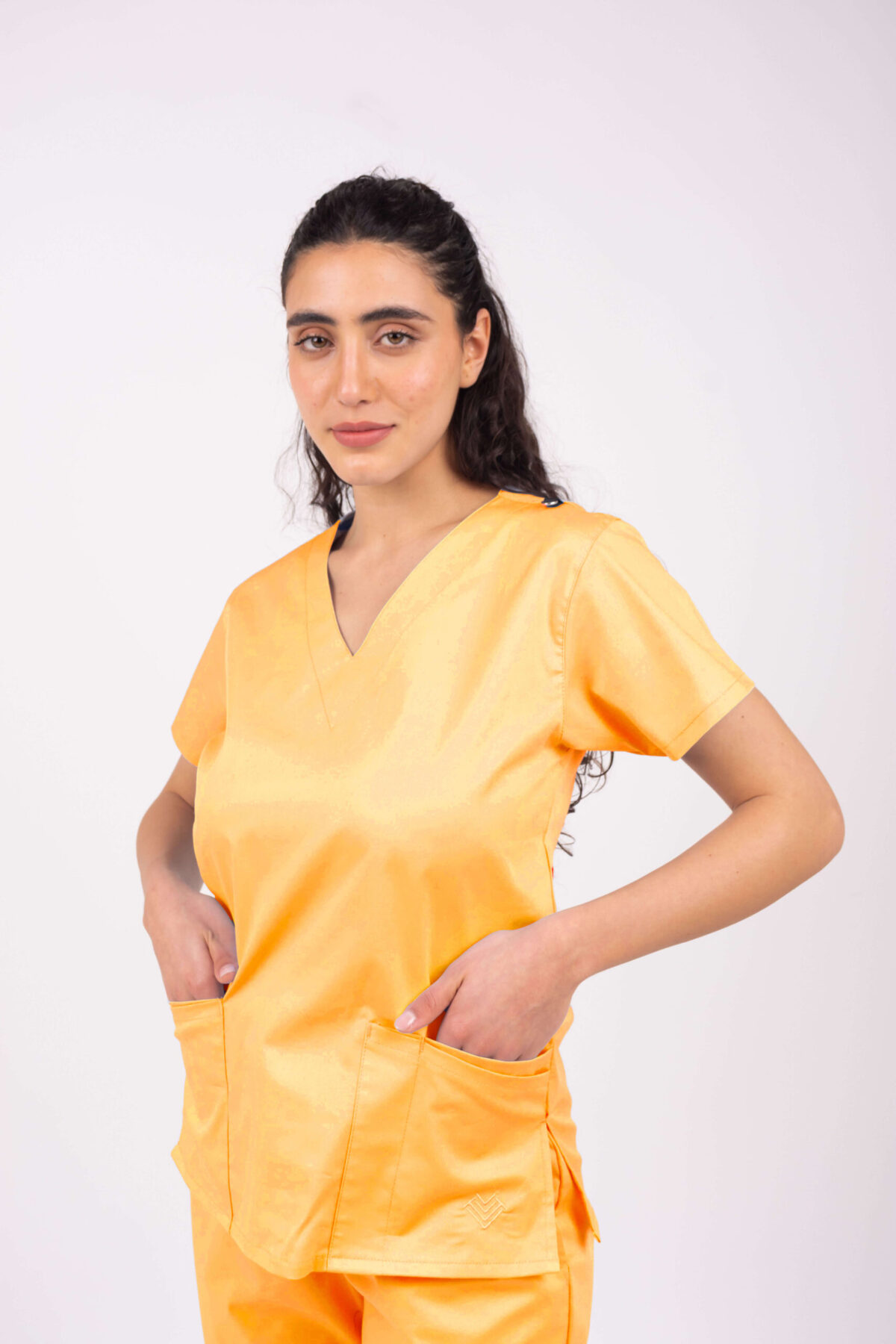 Chaquetilla Mujer Lisa Amarillo Superflex Spandex - Image 1