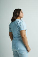 Chaquetilla Mujer Shapy Celeste Claro ARCIEL con JERSEY SPAND - Image 2