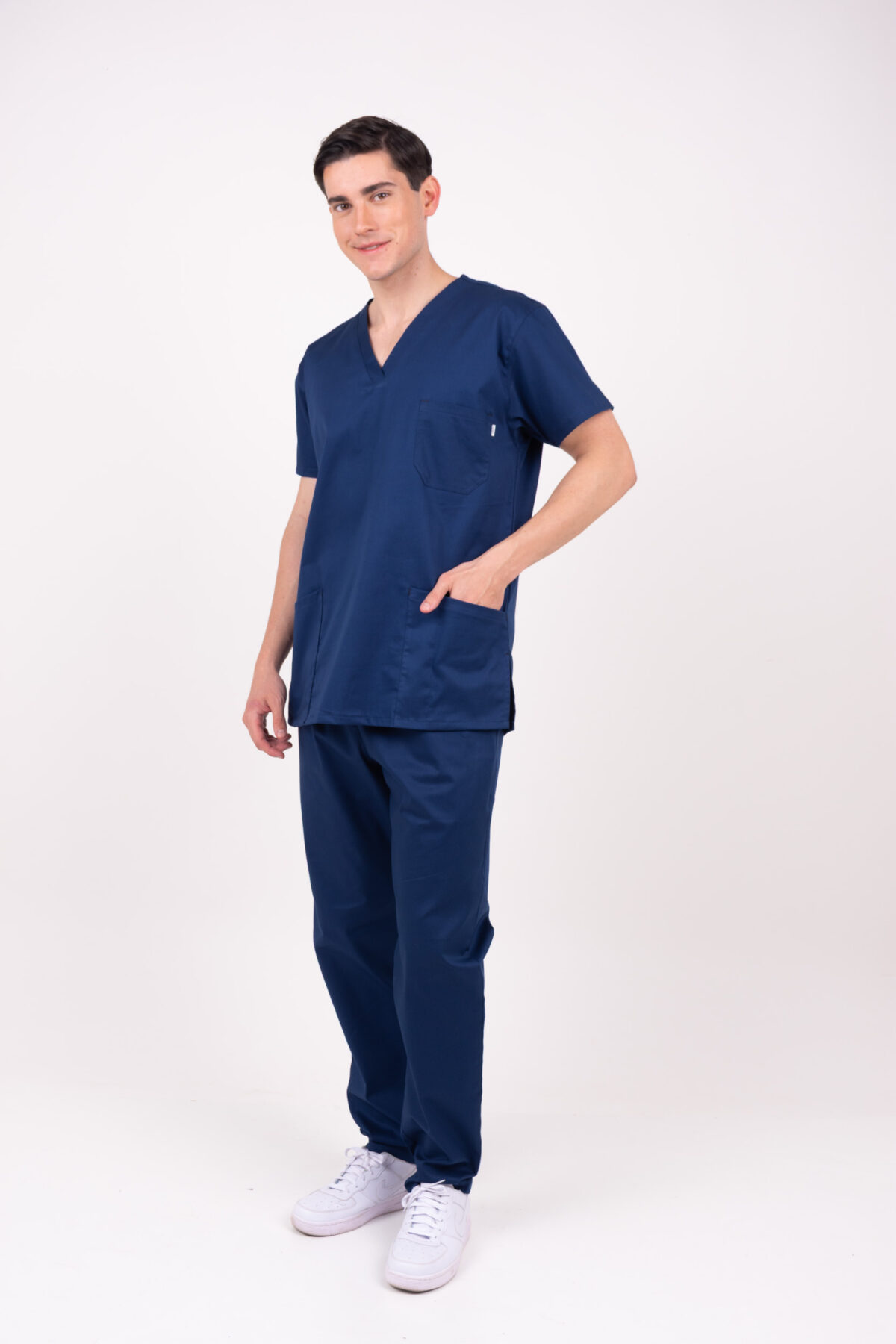 Chaquetilla Hombre Lisa Full Marino CORE SPANDEX - Image 5