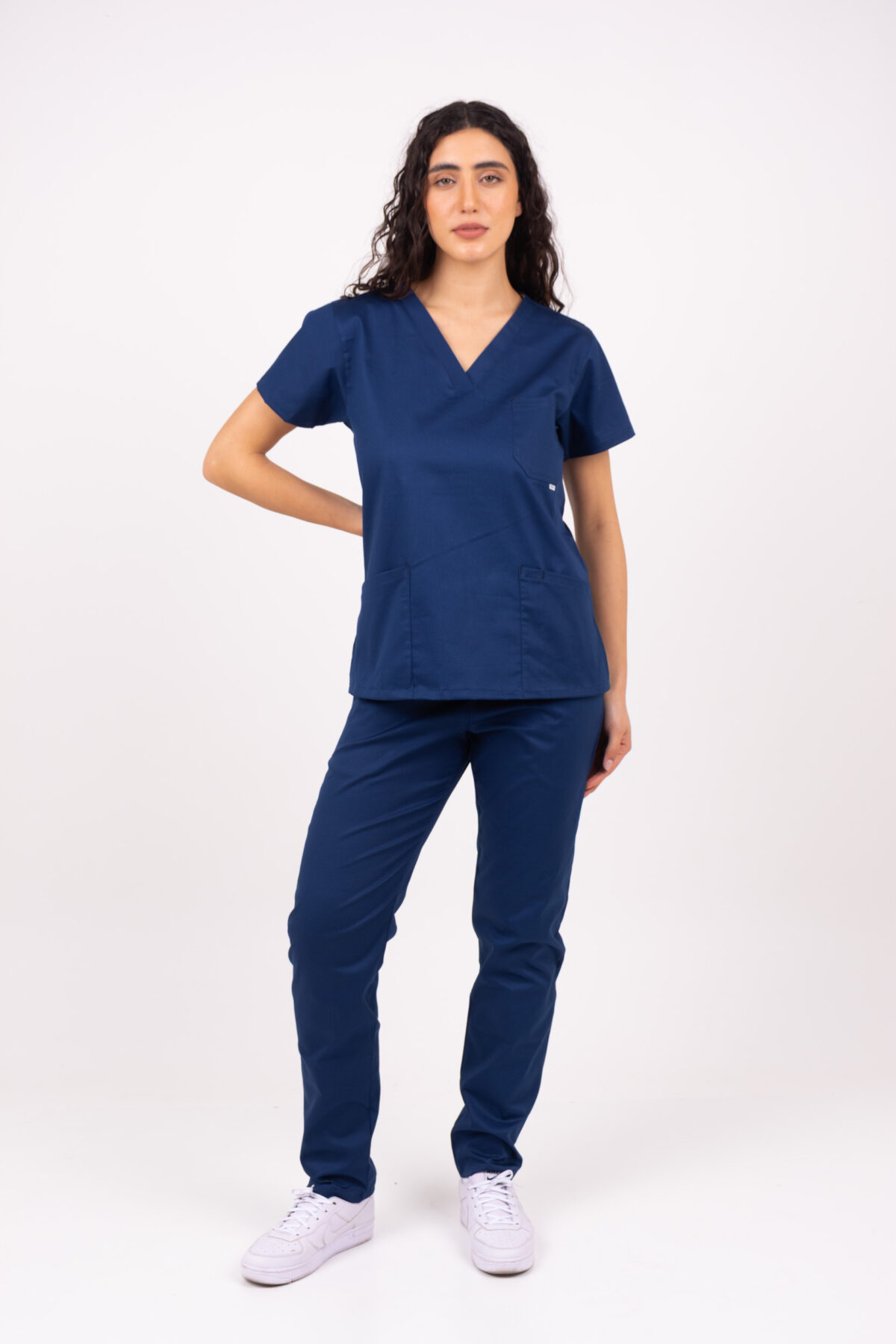 Chaquetilla Mujer Lisa Full Marino CORE SPANDEX - Image 6