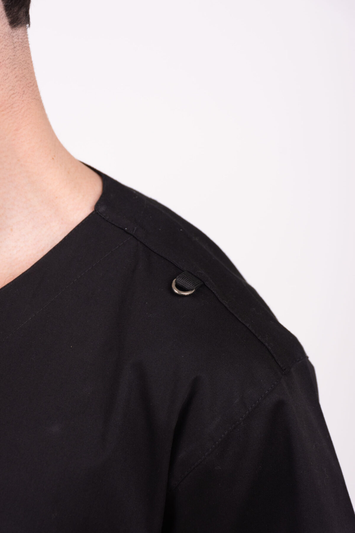 Chaquetilla Hombre Lisa Full Negro SPANDEX - Image 4