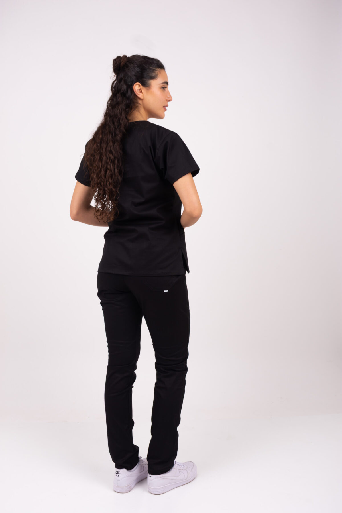 Chaquetilla Mujer Lisa Full Negro SPANDEX - Image 2