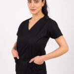 Chaquetilla Mujer Lisa Full Negro SPANDEX