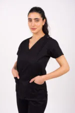 Chaquetilla Mujer Lisa Full Negro SPANDEX