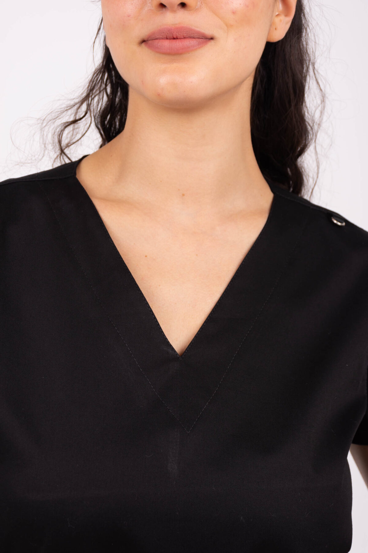 Chaquetilla Mujer Lisa Full Negro SPANDEX - Image 3