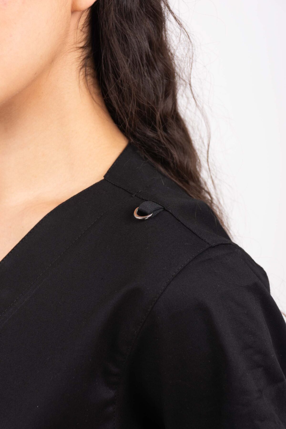 Chaquetilla Mujer Lisa Full Negro SPANDEX - Image 4