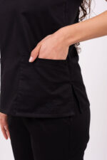 Chaquetilla Mujer Lisa Full Negro SPANDEX - Image 5