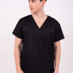 Chaquetilla Hombre Lisa Full Negro SPANDEX