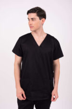 Chaquetilla Hombre Lisa Full Negro SPANDEX