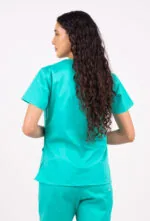 Chaquetilla Mujer Ecco Verde Clinica ALGODON SPANDEX - Imagen 2