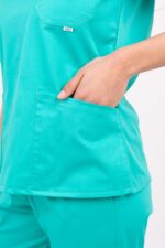 Chaquetilla Mujer Ecco Verde Clinica ALGODON SPANDEX - Image 5