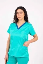 Chaquetilla Mujer Ecco Verde Clinica ALGODON SPANDEX