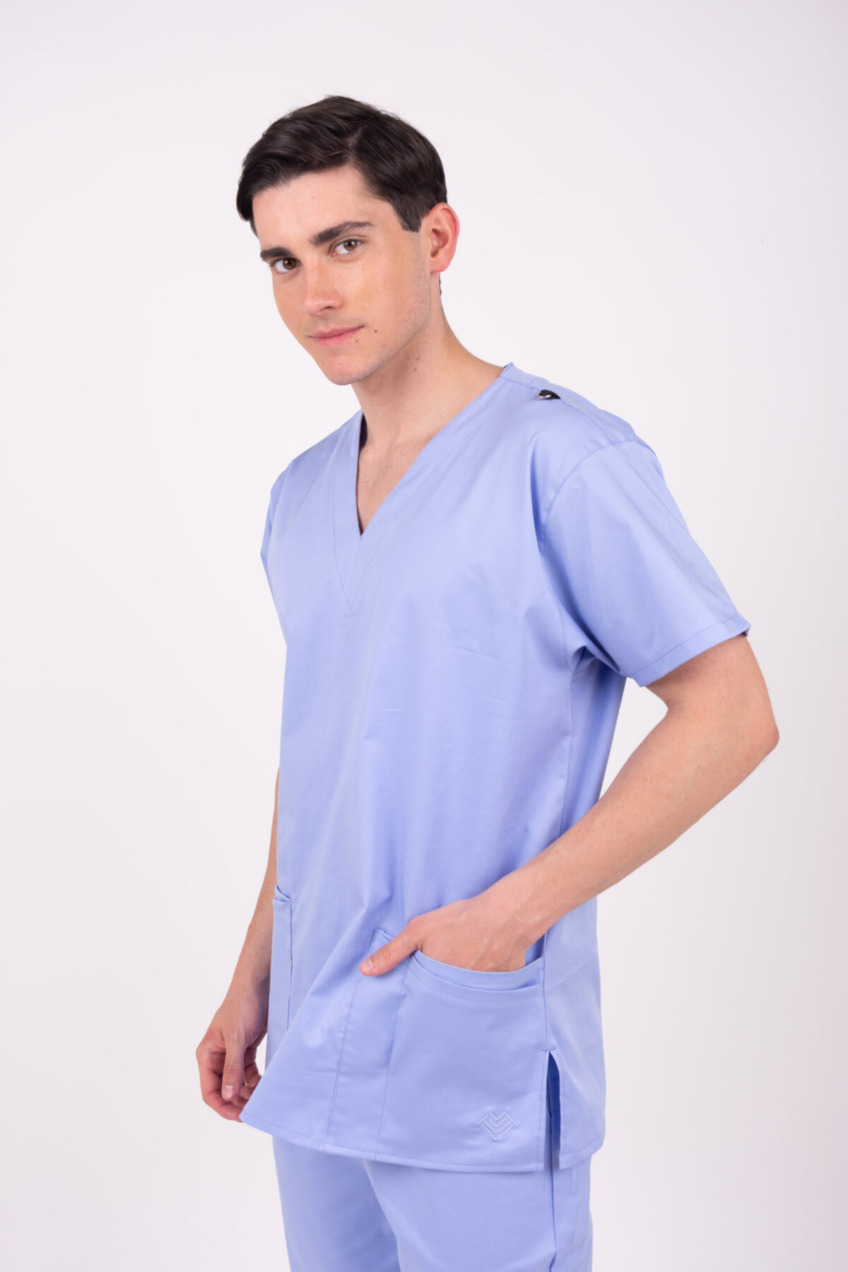 Chaquetilla Hombre Lisa Full Lavanda Superfit SPANDEX - Image 1