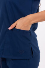 Chaquetilla Mujer Lisa Full Marino CORE SPANDEX - Image 5