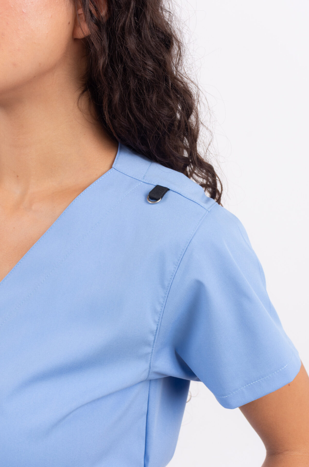 Chaquetilla Mujer Lisa Full Celeste CORE SPANDEX - Image 5