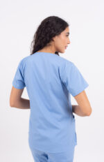 Chaquetilla Mujer Lisa Full Celeste CORE SPANDEX - Image 3