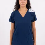 Chaquetilla Mujer Lisa Full Marino CORE SPANDEX