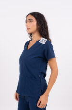 Chaquetilla Mujer Lisa Full Marino CORE SPANDEX - Image 2