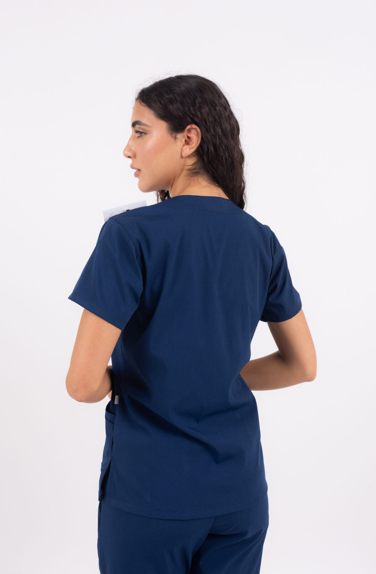 Chaquetilla Mujer Lisa Full Marino CORE SPANDEX - Image 3