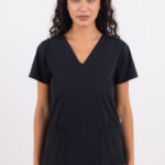 Chaquetilla Mujer Lisa Full Negro CORE SPANDEX