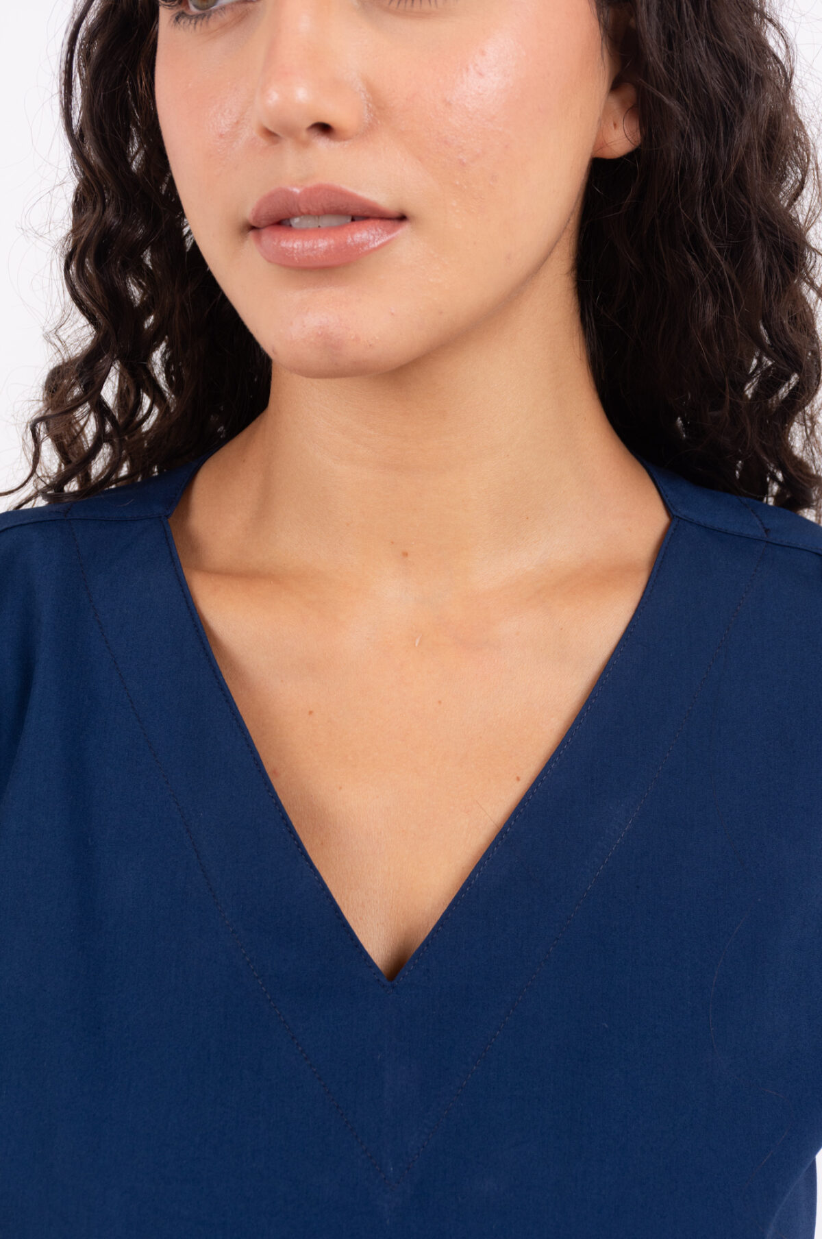 Chaquetilla Mujer Lisa Full Marino CORE SPANDEX - Image 4