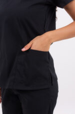 Chaquetilla Mujer Lisa Full Negro CORE SPANDEX - Image 4